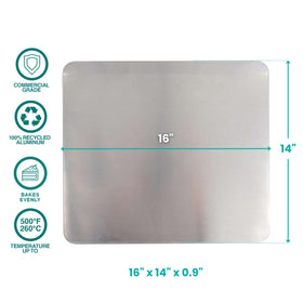 Baker's Secret commercial grade baking tray designed for durable oven use.