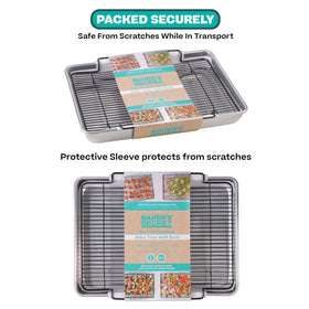 Baker's Secret eco-friendly choice reduces waste with recycled aluminum