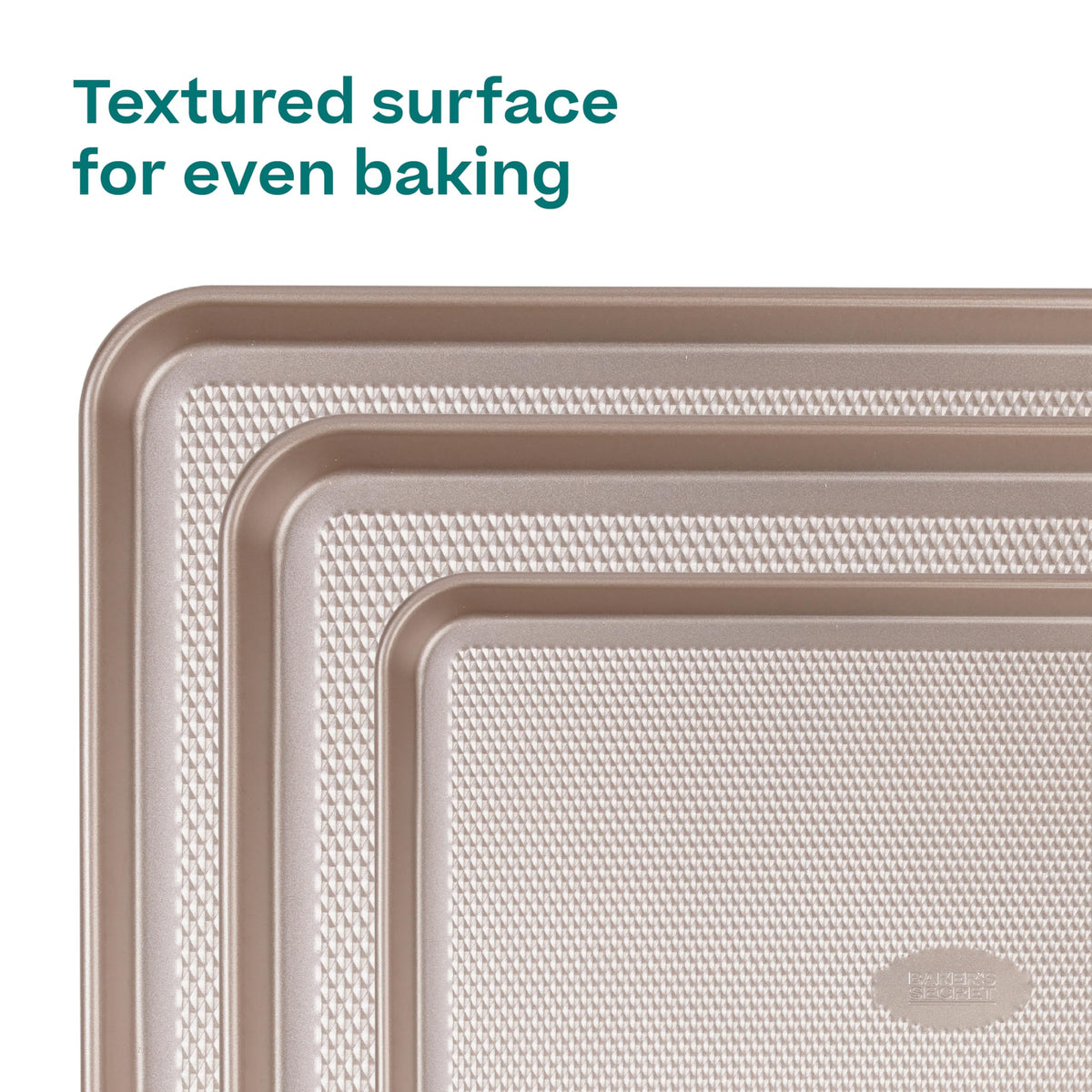 Baker's Secret bakeware is free from PFOA PFOS PTFE PFAS.