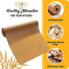 Built-in cutter on Baker's Signature parchment for precise tearing and quick use.