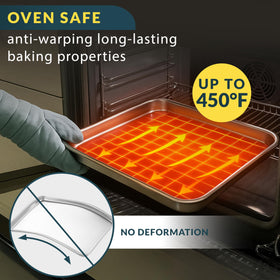 Baker’s Signature nonstick surface bakeware for versatile cooking