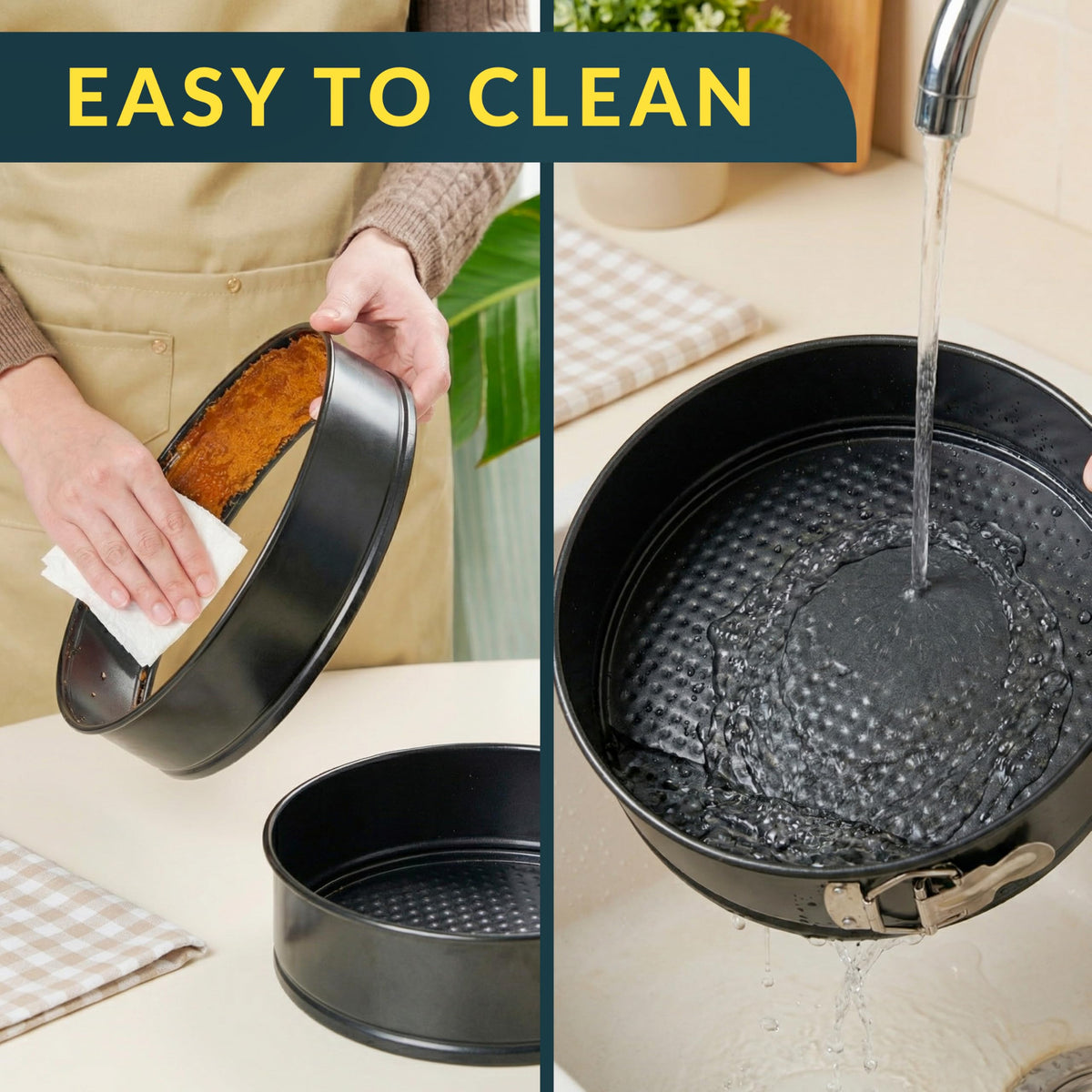 Oven-safe up to 450°F keeps high-temp bakes stable and consistent.