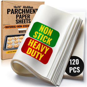 Baker's Signature parchment paper 16x24 sheet ready for easy baking