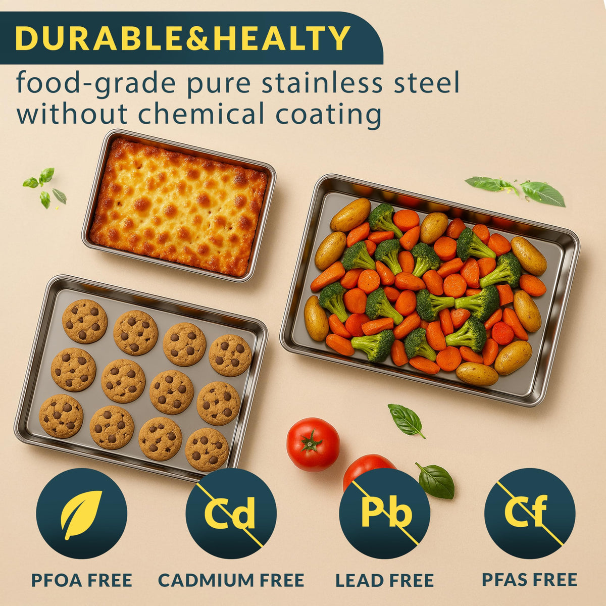 Baker’s Signature rust-resistant bakeware built for daily use