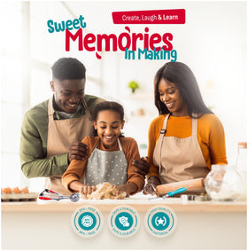 Baketivity durable utensils stand up to daily use and cleanup.
