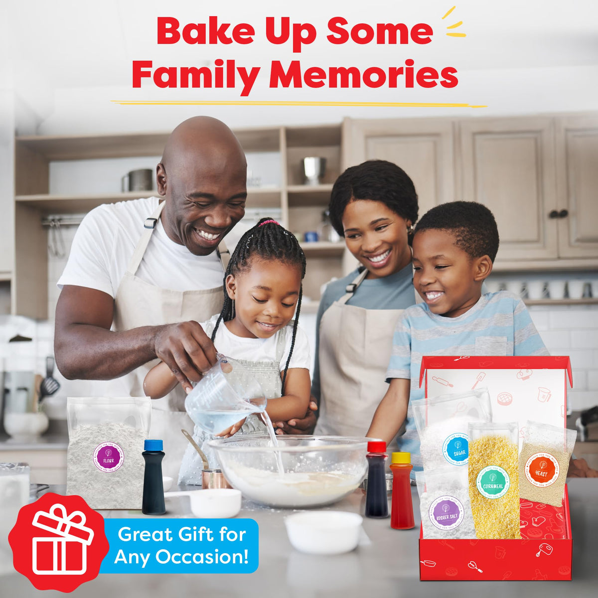 Baketivity kosher USA-made kit ensures safe, wholesome kitchen fun.