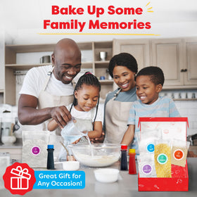 Baketivity kosher USA-made kit ensures safe, wholesome kitchen fun.