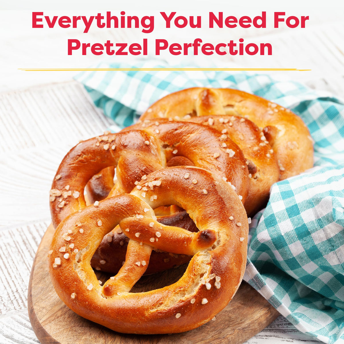 Baketivity pretzel kit ingredients pouch shows pre-measured components for easy kid-friendly prep.