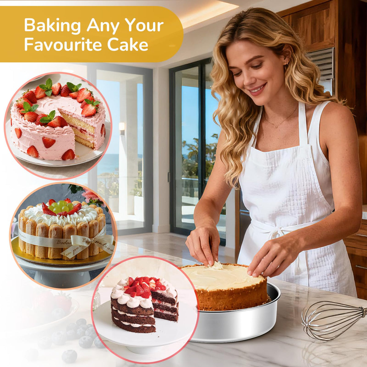Bakeway dishwasher-safe pans ready for simple cleanup after baking