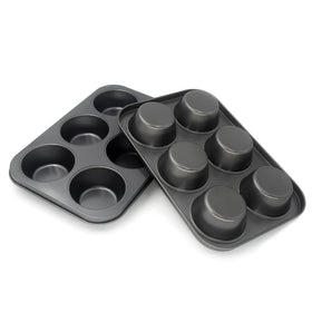 Bakexcel jumbo muffin pan cup detail shows sturdy construction for even heat distribution.