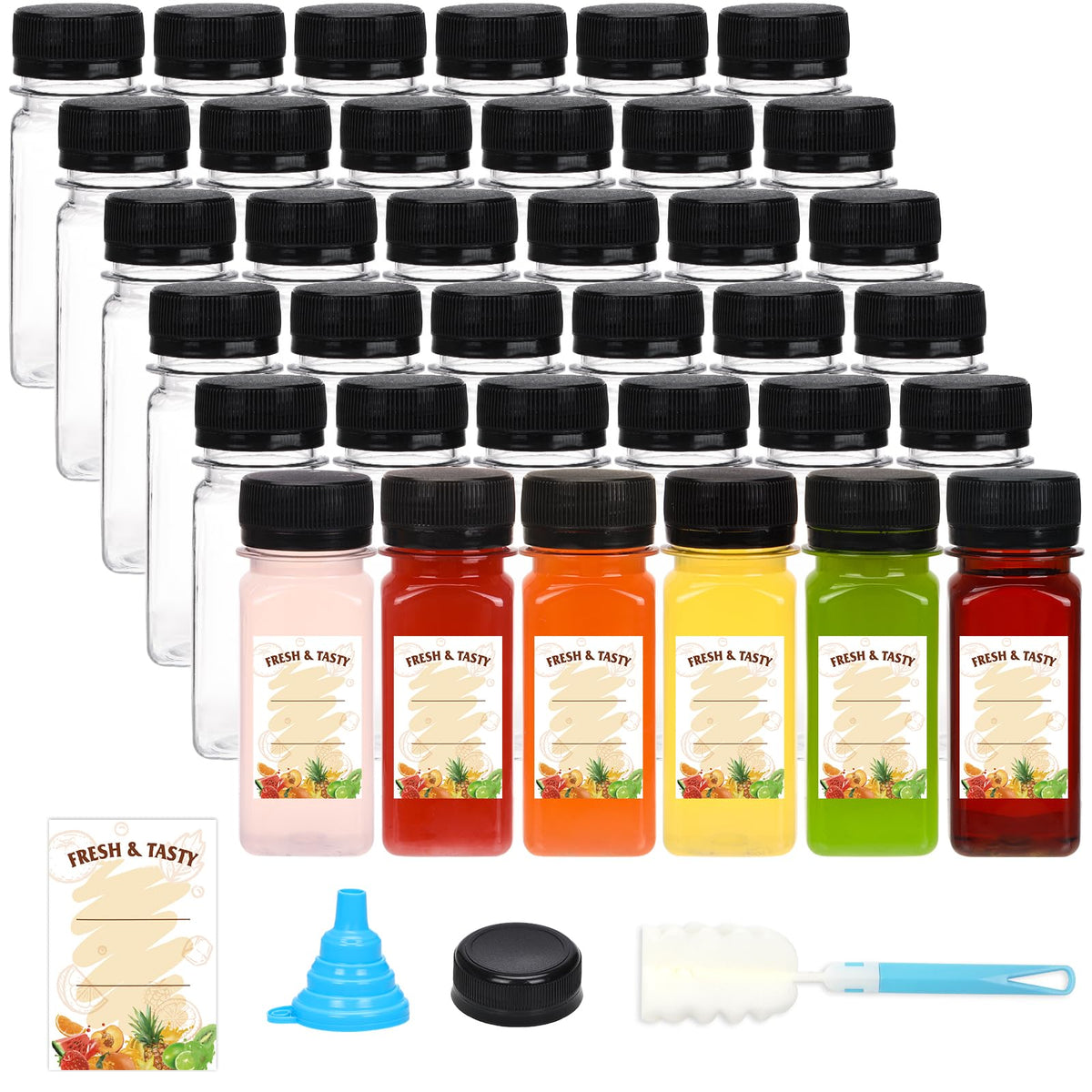 BAKHUK 2oz bottle with caps, ideal for portable beverages and bulk use