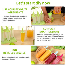 BAKHUK popsicle sticks with non slip design prevent slipping