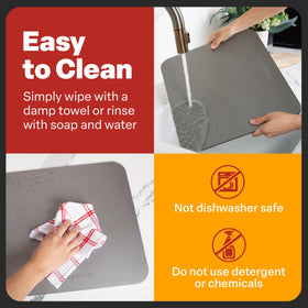 Baking Steel Easy to clean with soap and water after use.