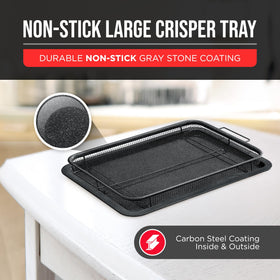 Bakken-Swiss Crisper Basket removable enables versatile crispy results in ovens.