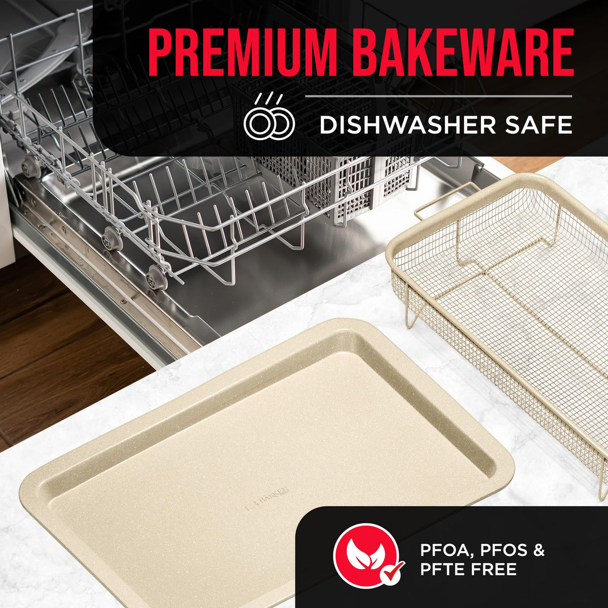 Bakken Swiss Crisper Tray durable carbon steel ensures long-lasting, reliable performance.