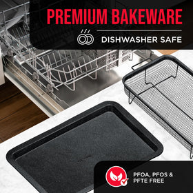Bakken-Swiss Crisper Tray large 19x13 inches ideal for bacon and chips.