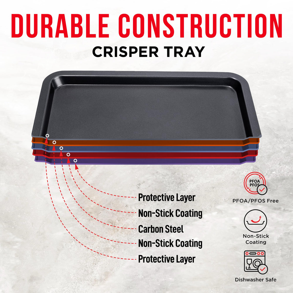 Bakken Swiss dishwasher-safe crisper simplifies cleanup after busy weeknights.