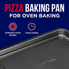 Bakken Swiss nonstick tray fits most ovens for healthier frying textures.