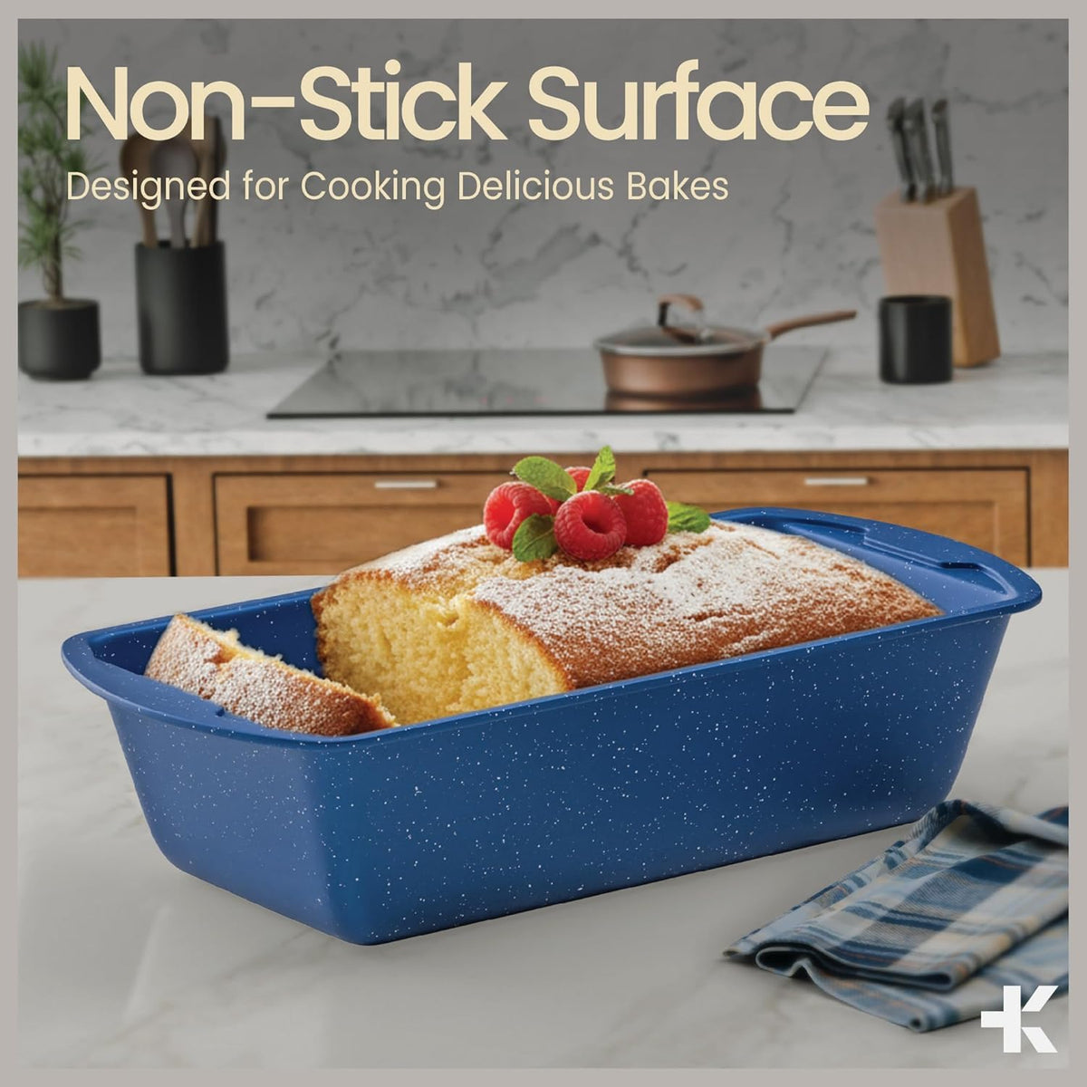 BAKKENMASTER free from PFOA PFOS and PTFE for safe baking.