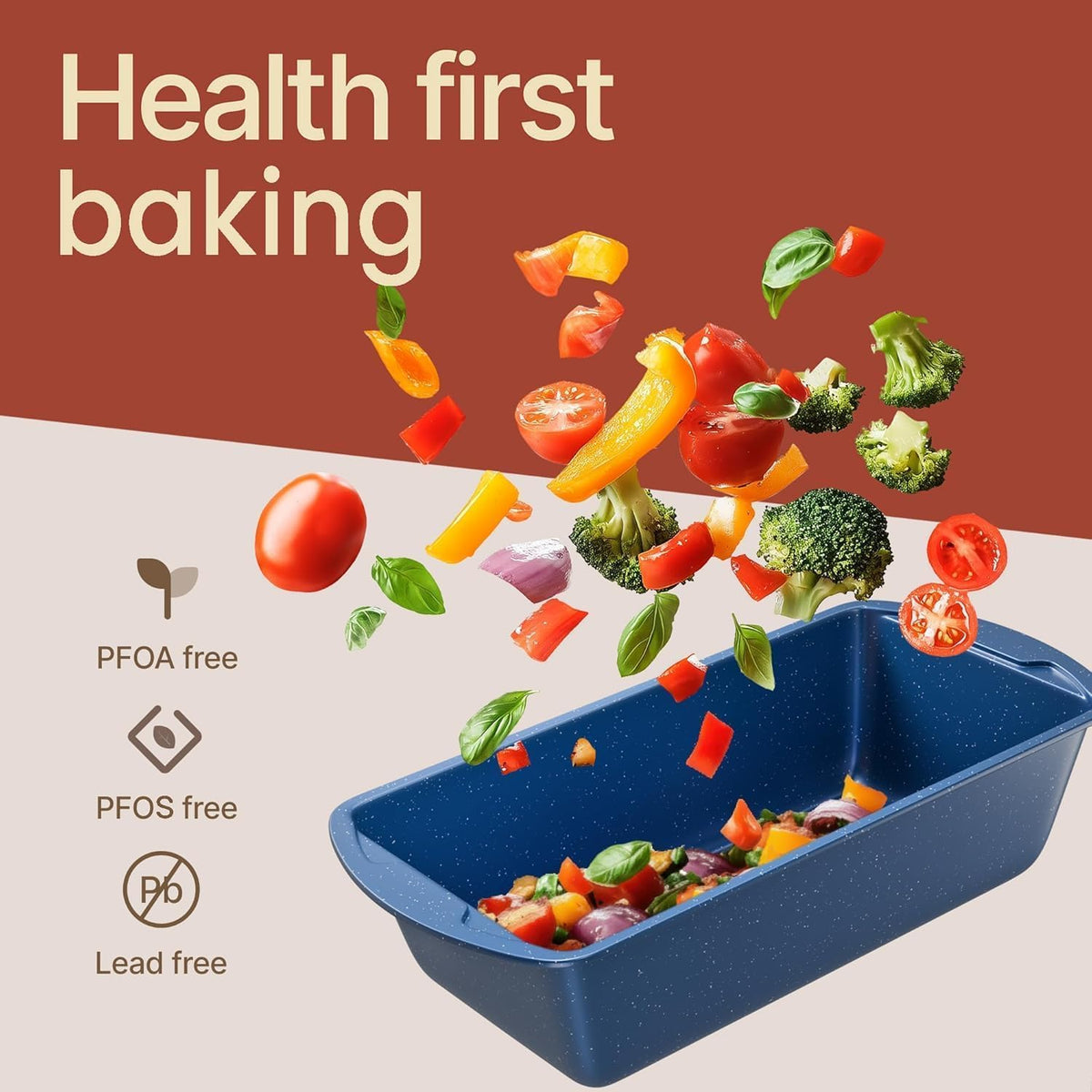BAKKENMASTER oven safe up to 450°F supports a range of breads.