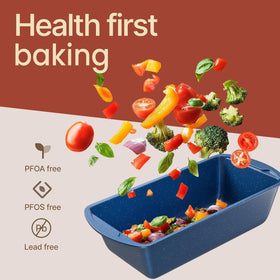 BAKKENMASTER oven safe up to 450°F supports a range of breads.