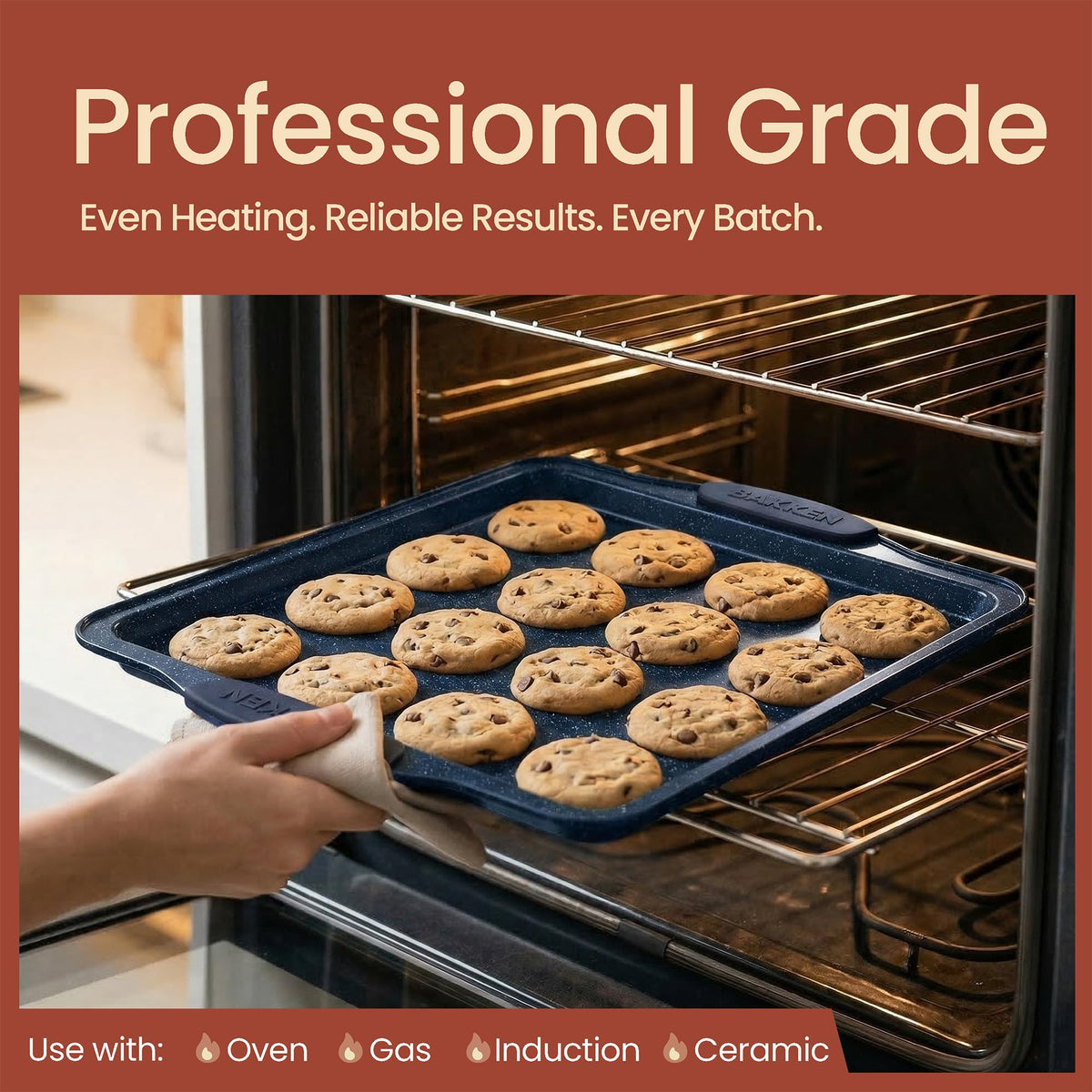 BAKKENMASTER large baking pan for roasting and sheet treats.