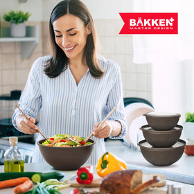 Bakken Master 12-piece set ideal for storing leftovers and snacks