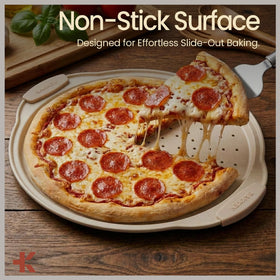 BakkenMaster round pan with white marble non-stick coating inside and out.