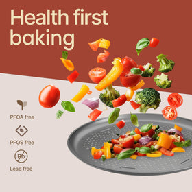BAKKENMASTER nonstick coating on inside and outside for easy release