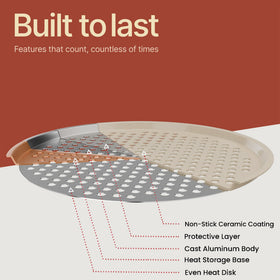 BAKKENMASTER high heat tolerance supports versatile baking needs.