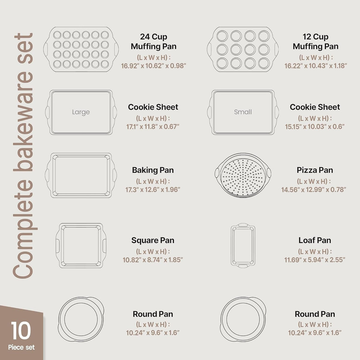 BAKKENMASTER pizza pan for evenly baked pizzas and sheet meals.