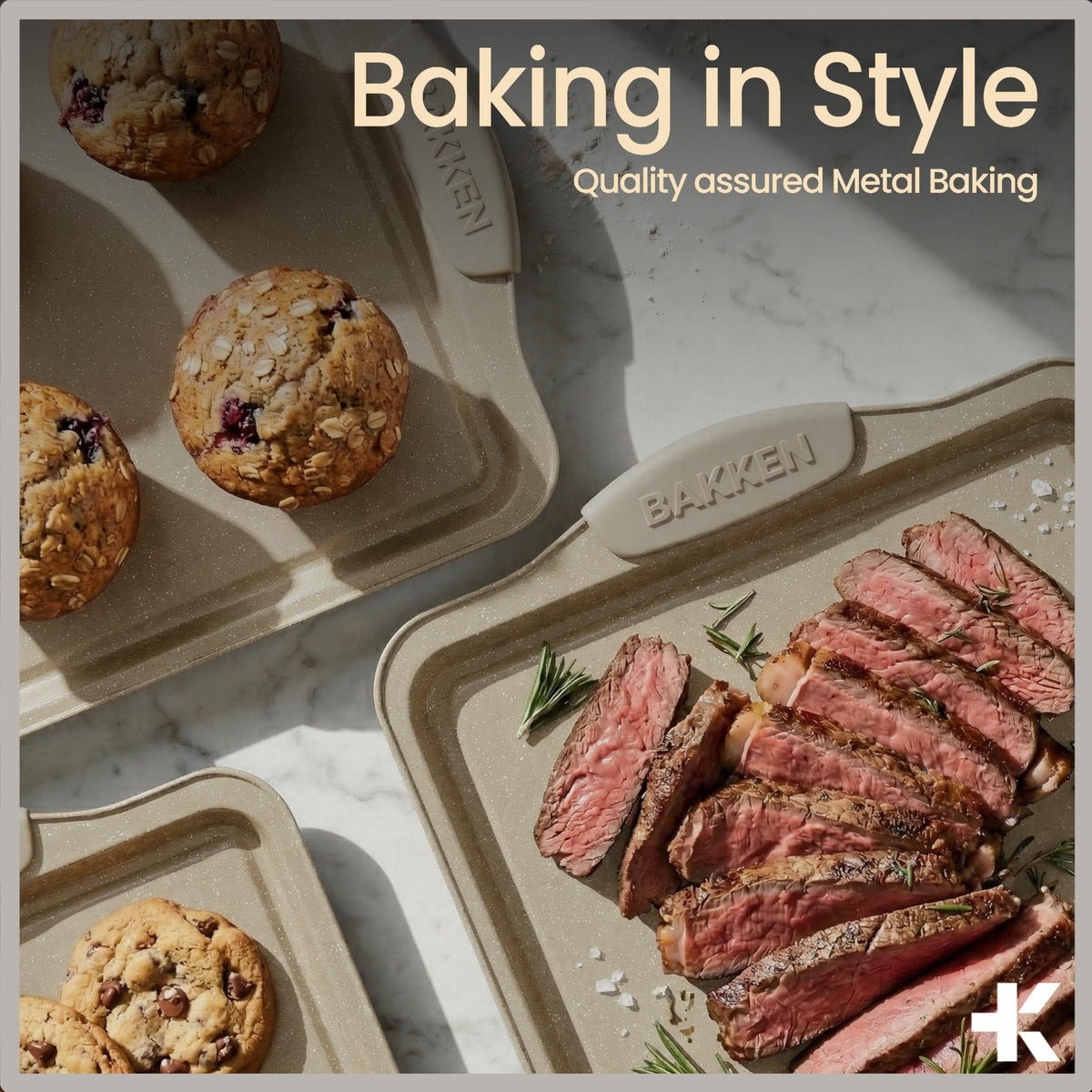 BAKKENMASTER professional-grade bakeware elevates home cooking with reliable results.