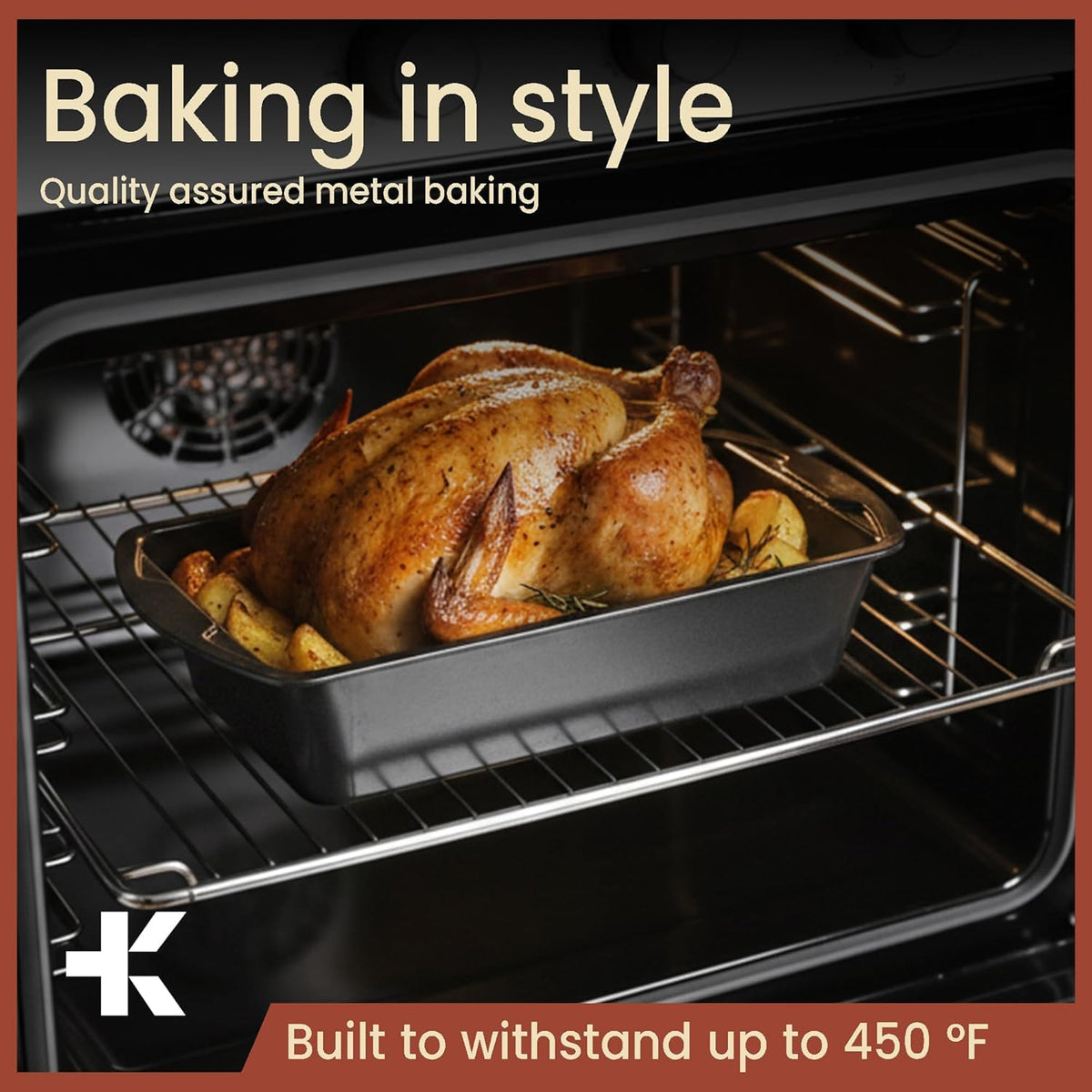 BAKKENMASTER stackable bakeware saves space and keeps your kitchen organized