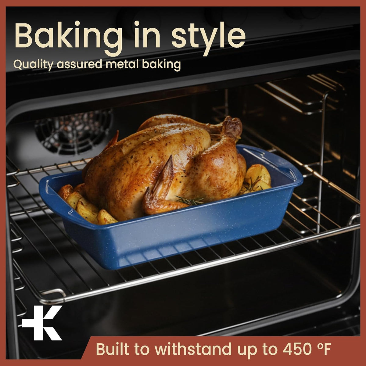BAKKENMASTER stackable design saves cabinet space when not in use.