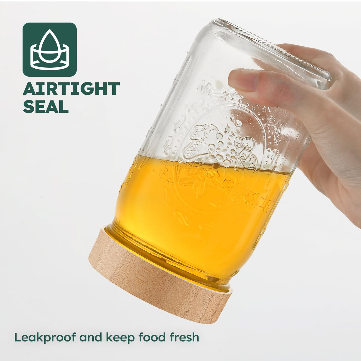 BAKOTAKA airtight-seal jar keeps snacks secure and fresh