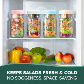 BAKOTAKA jars safely store oats, sauces, fruits, and desserts.