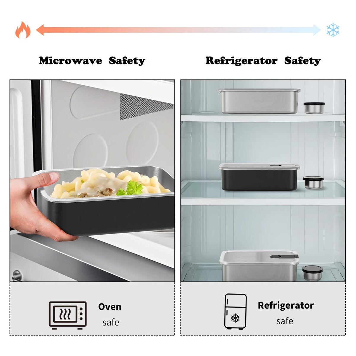 Bakpoco 304 stainless steel body offers long-lasting performance.