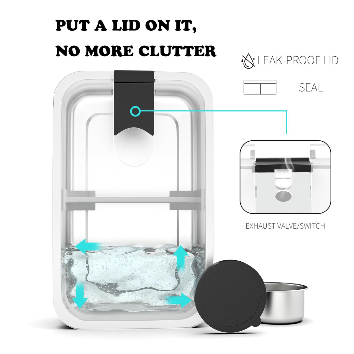 Bakpoco microwave-safe design enables quick reheating of meals.