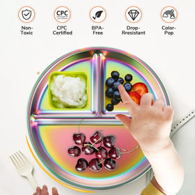 Bakpoco portable picnic plate ideal for meals on the move.