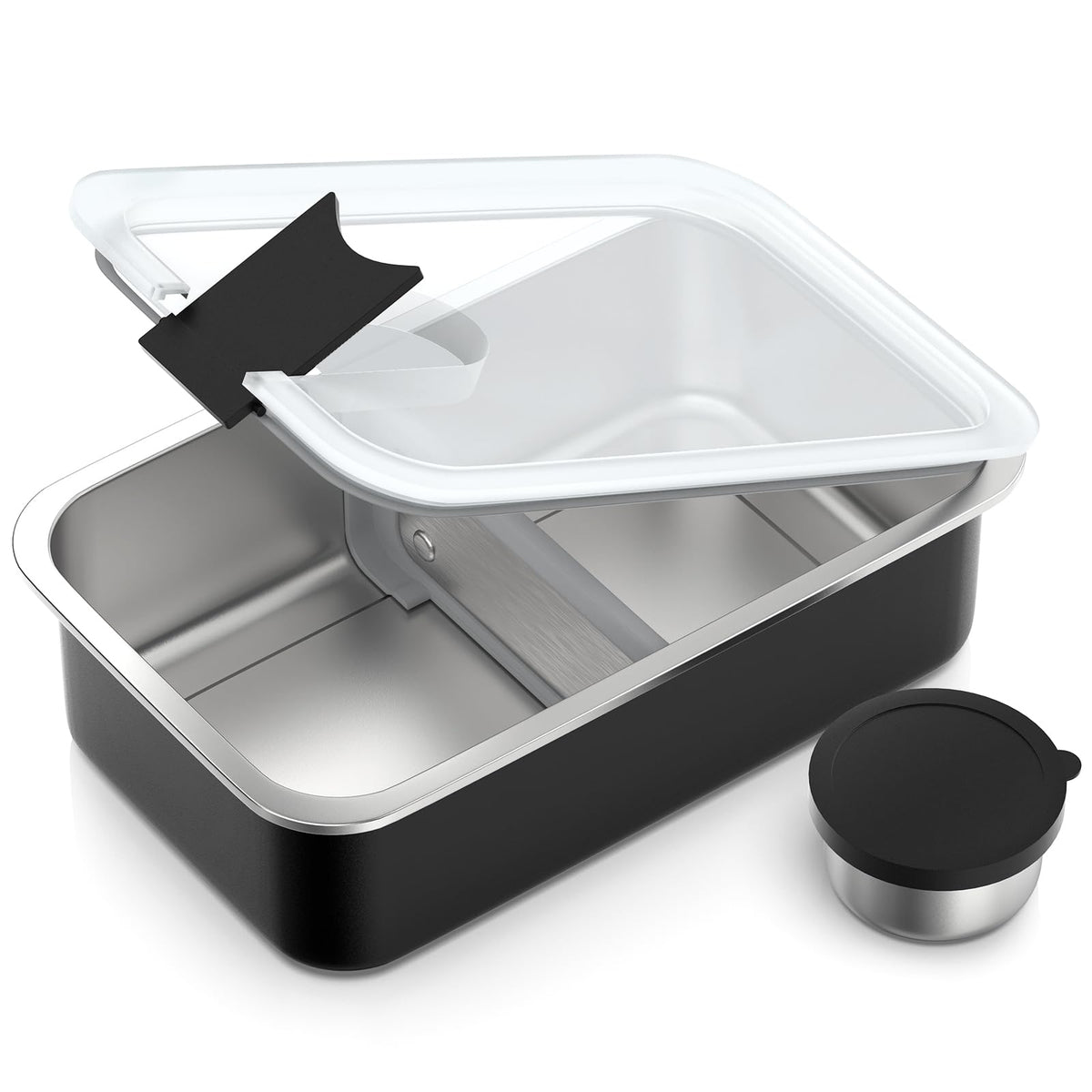 Bakpoco stainless steel Bento lunch box, durable for daily meals at work.