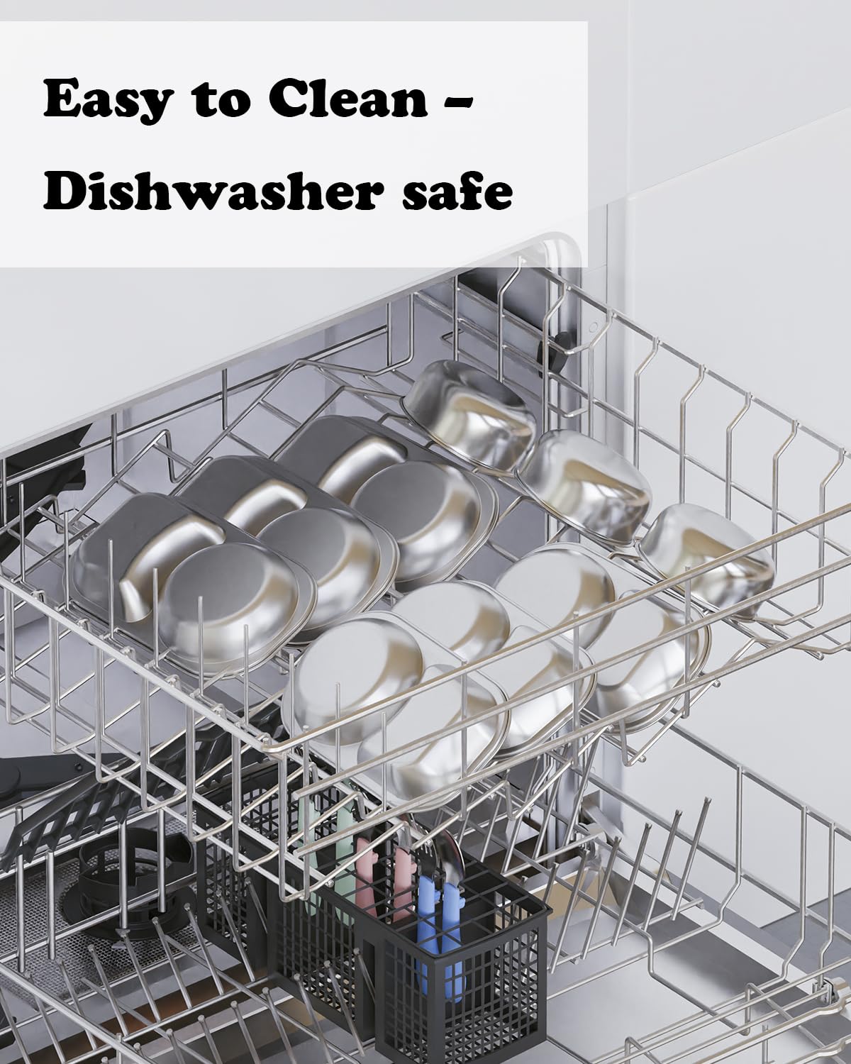 Bakpoco dishwasher-safe plates enable quick cleanup after mealtimes