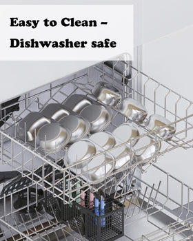 Bakpoco dishwasher-safe plates enable quick cleanup after mealtimes