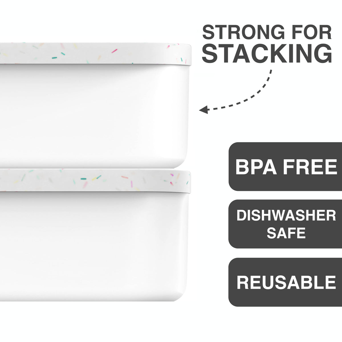 BALCI container featuring an air-tight lid to protect texture and flavor.
