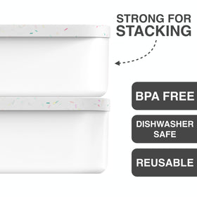 BALCI container featuring an air-tight lid to protect texture and flavor.