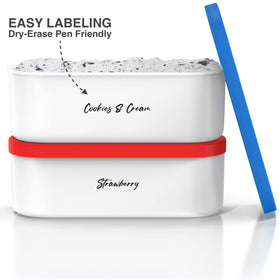 BALCI airtight-seal lid provides freshness and prevents freezer burn.
