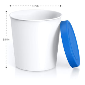 BALCI stackable ice cream containers save freezer space.