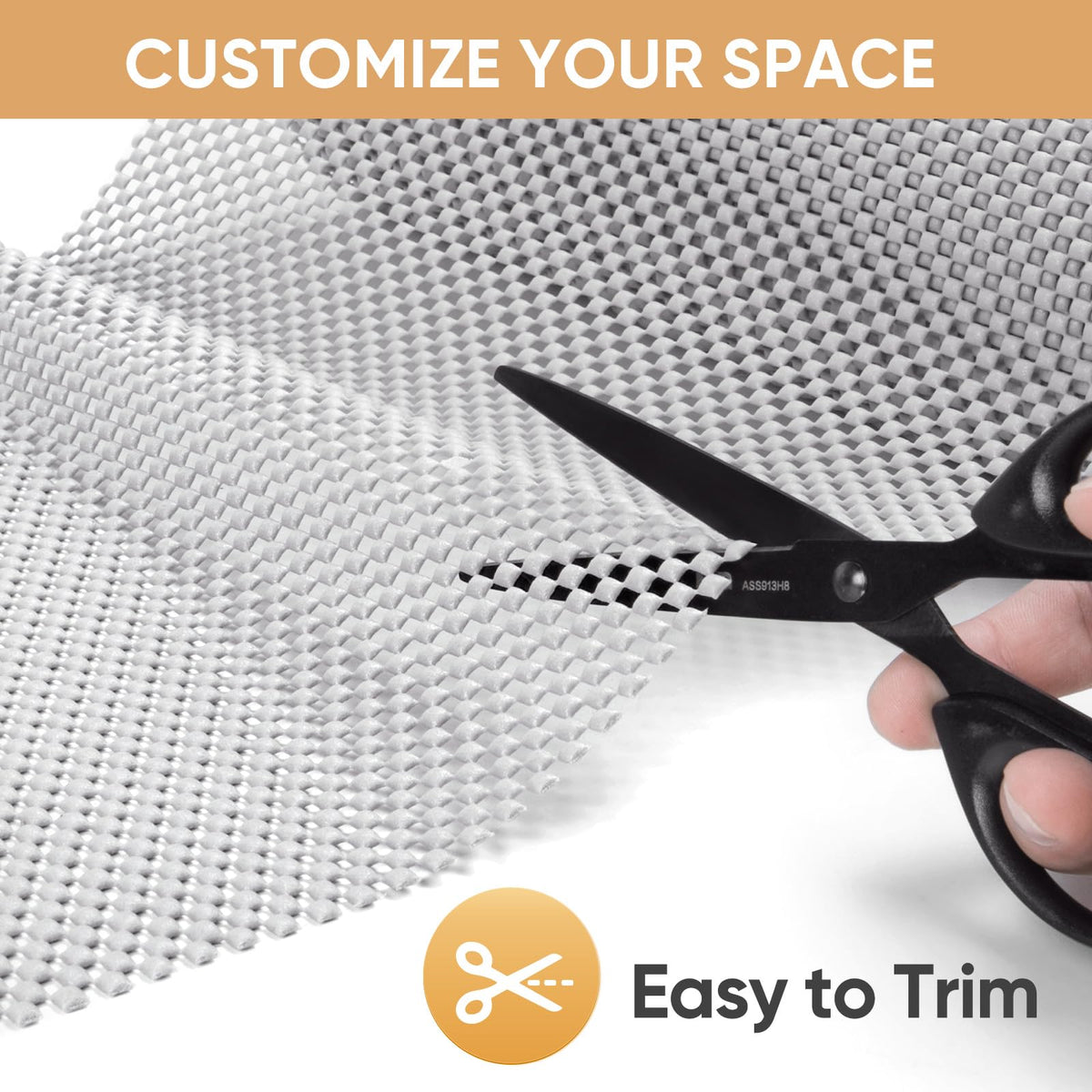 BALEINE liner in a wardrobe rack keeping accessories in place