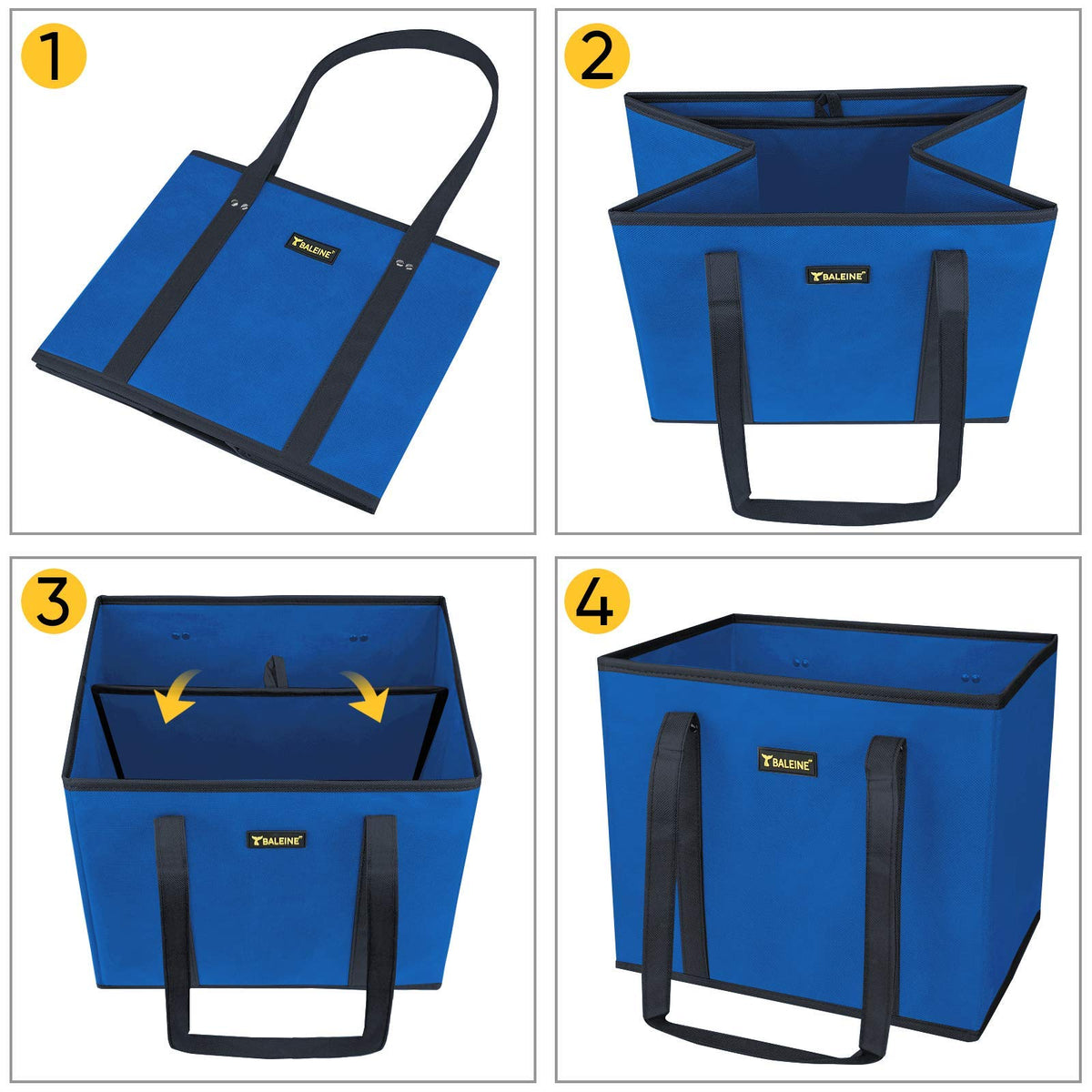 BALEINE eco-friendly reusable bags reduce plastic use