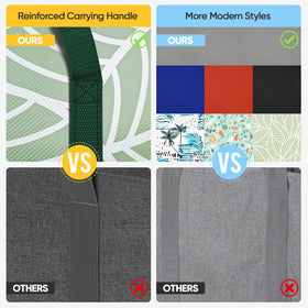 BALEINE bags fold-flat storage supports eco-friendly shopping.