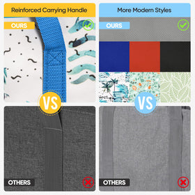 BALEINE Island Breeze 2-pack insulated bags ideal for cart or trunk organization.